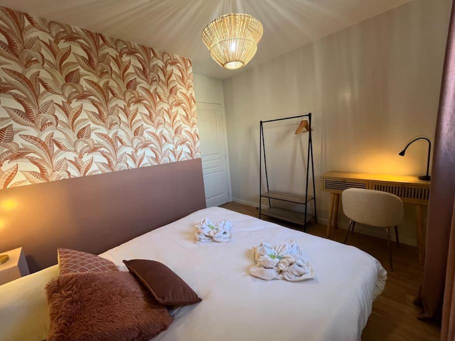 Apartamento Dahlia, Appt Cosy Avec Parking Et Balcon Caen Exterior foto