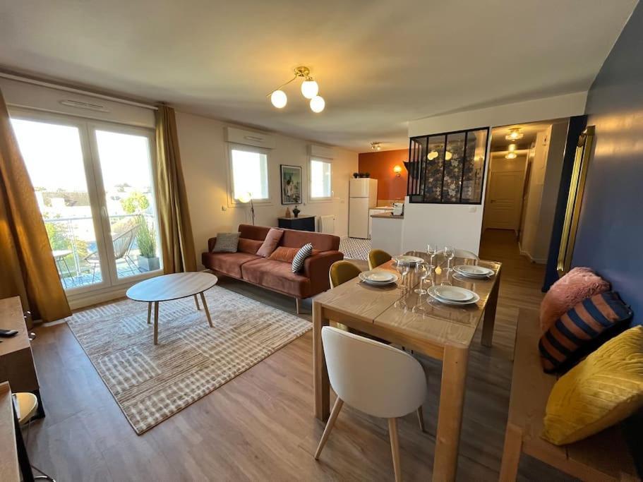 Apartamento Dahlia, Appt Cosy Avec Parking Et Balcon Caen Exterior foto